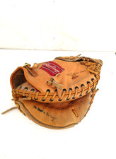 Rawlings Fastback RCM30 Leather Baseball Catchers Mitt Glove RHT EUC
