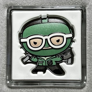 2022 $2 Niue DC Comics The Batman THE RIDDLER 1oz Silver Chibi Colored Coin