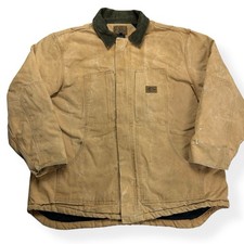 VTG Dickies Detroit Jacket Duck Canvas Workwear Men s 2XL Distressed Tan Y2K