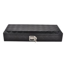 34.5 Black Aluminum Trailer Storage Tongue Tool Box Fit For Pickup Truck 34.5 Black Aluminum Trailer Storage Tongue Tool Box Fit For Pickup Truck