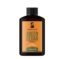 Loción para después del afeitado Barber Blend cedro verde enfriamiento cuidado fresco 120 ml 4 oz