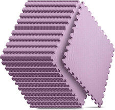 36 Pack Home Gym Mat, Puzzle Exercise Mat, EVA Interlocking Foam Floor Tiles for