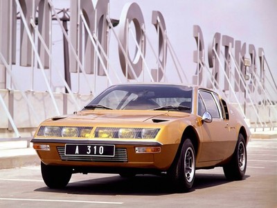 Cars 1971 renault alpine a310 supercar Art Print Poster 11x17