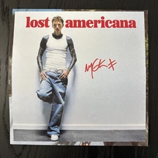 Machine Gun Kelly Lost Americana Mgk Signed Vinyl LP In Hand Red Peppermint New