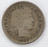 1907 D Barber Dime Denver Barber