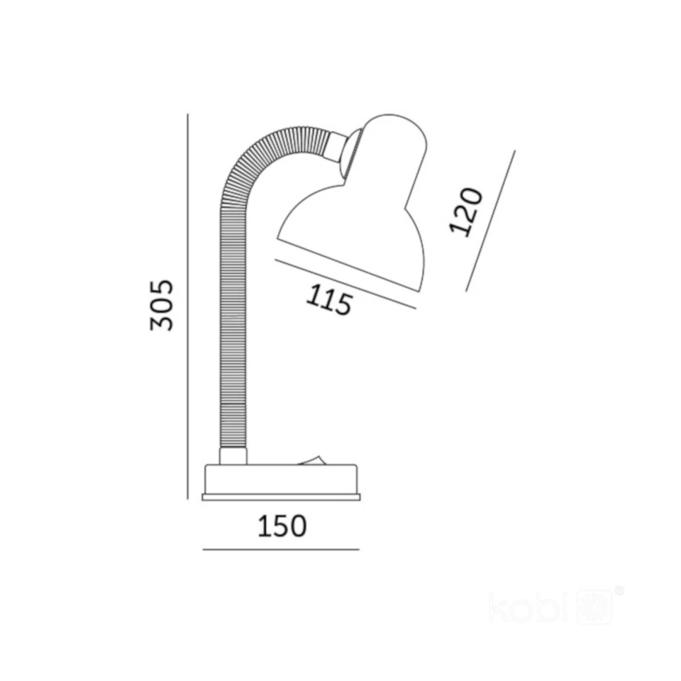 Schreibtischlampe E27 Arbeitslampe Gelenkarm Leselampe Tischlampe Nachtlampe - Bild 3 von 3