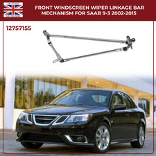 For Saab 9-3 Convertible Front Windscreen Wiper Linkage Bar Mechanism 2002-2015
