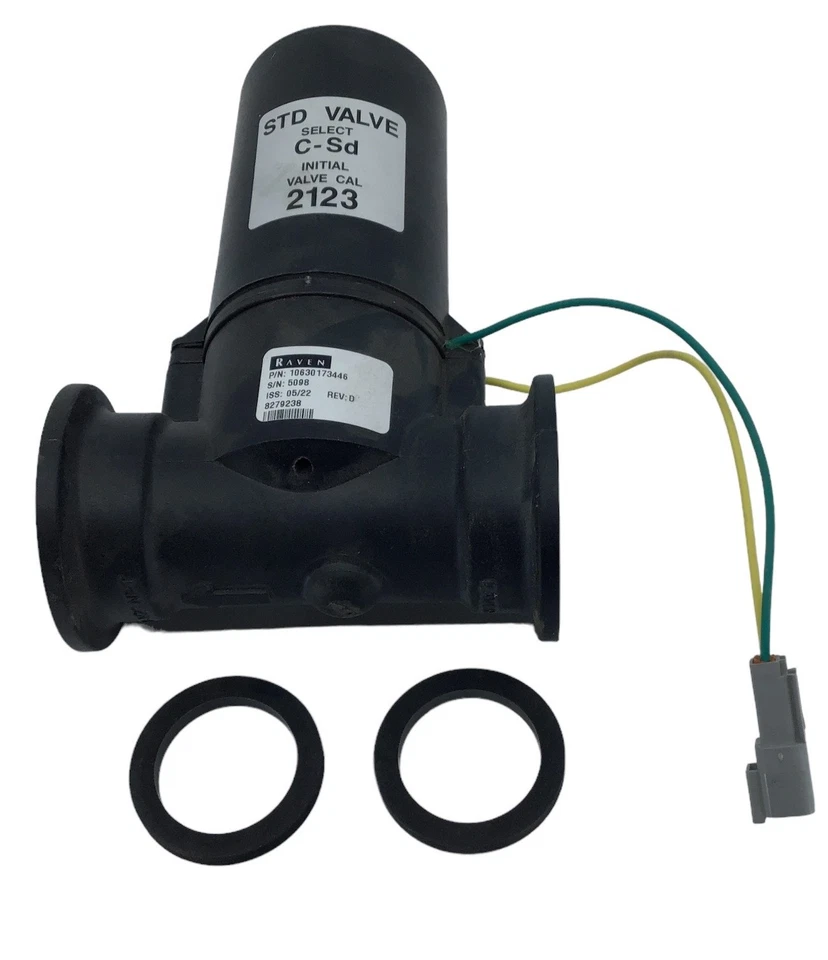 Raven Poly 90 Deg Flanged Control Valve 1-1/2" Deutsch Connection - 063-0173-446 - Image 3 of 4