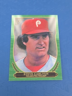 2018 Topps Gallery Hall  Fame Green /250 #HOF-12 Steve Carlton BASEBALL Card 6E