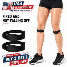 2x Knee Sleeves Copper Silver Compression Brace Support Sport Joint Injury Gel