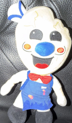 PhatMojo Ice Scream Plush Stuffed Toy Small Awfully Adorable White Blue 2021