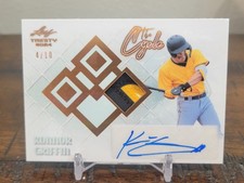 2024 Leaf Trinity Konnor Griffin RC RPA #'d /10 3 Color Patch Auto Pirates