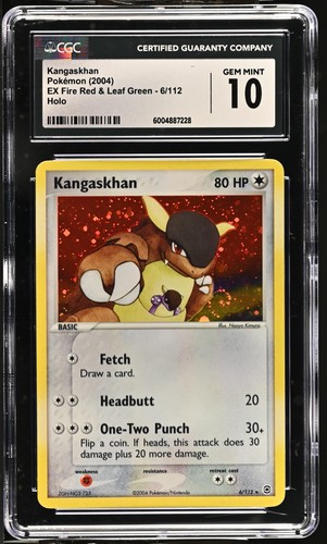 Kangaskhan graded CGC 10 for sale on eBay