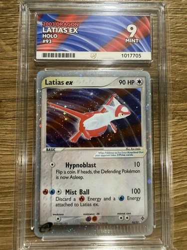Latias ex 93/97 ACE graded card