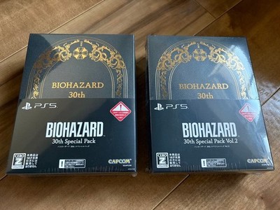 PS5 Resident Evil BIOHAZARD 30th Special Pack Vol.1 + 2 set New sealed CAPCOM