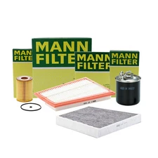 Mann-Filter Air Cabin Fuel Engine Oil Filter Kit For Mercedes-Benz E320