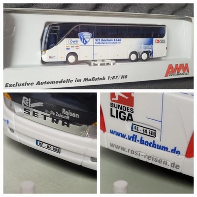 Setra S416 HDH  Rosi Reisen 45772 Marl VFL Bochum 1848  DWS  AWM 56015 - Bild 1 von 4