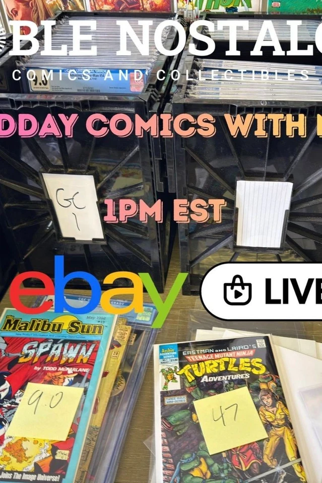 🔥 Midday Comics w/Nik - $1Starts - Key Issues - Vintage Comics