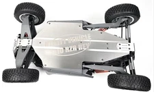 1:10 Stainless Steel RC Chassis Armor Protector Skid Plate for LOSI RZR REY Part
