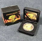 Burning Walking Liberty Silver Dollar 2016 Coin United States Money