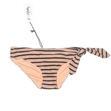 Rachel Pally Tan Black Bikini Striped Bottom New