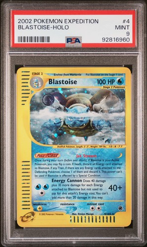 Blastoise graded PSA 9 for sale on eBay