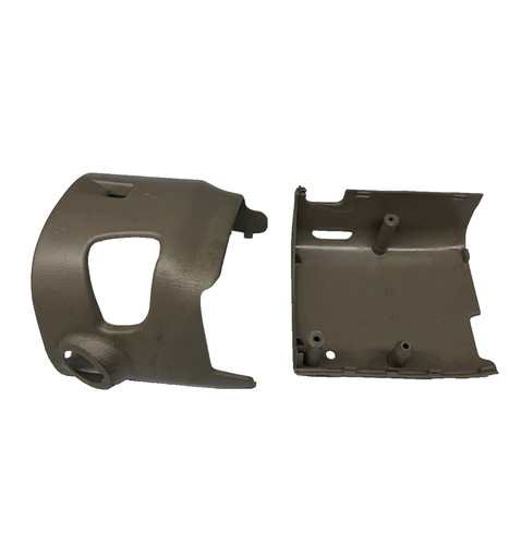FORD F150 F250  AUTO TRANS TILT STEERING COLUMN PLASTICS COVER SHROUD PAIR TAN