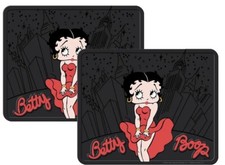 Universal Heavy Duty All Weather Rubber Utility Mat Betty Boop Skyline Pair