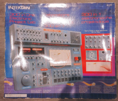 Intertan 300 in 1 Electronic Project Lab Boxed Retro Vintage