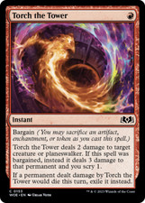 x4 Torch the Tower WOE MTG 153 COMMON M/NM 4x