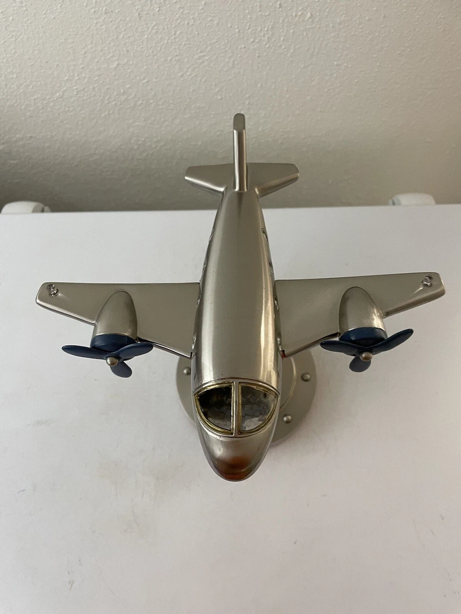 Pottery Barn Kids PBK Airplane Night Light Lamp 10