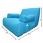 NEW-OVE-Decors-Miami-Blue-Lounge-Inflatable-Pool-Float thumbnail 5