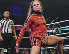 MATT RIDDLE SIGNED AUTOGRAPH WWE 11x14 PHOTO BAS BECKETT BRO