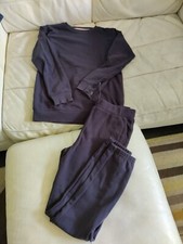 FAT FACE NAVY BLUE JOGGERS SWEATSHIRT TRACKSUIT SIZE 12-13 YEARS