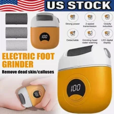 Digital Electric Foot Grinder File Callus Dead Skin Remover Pedicure Tool US