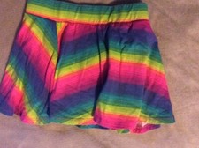 Girls rainbow skirt size 7 EUC