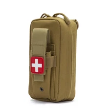 IFAK Trauma First Aid Kit - EDC Tactical Molle Medic Pouch Emergency EMT Med Bag