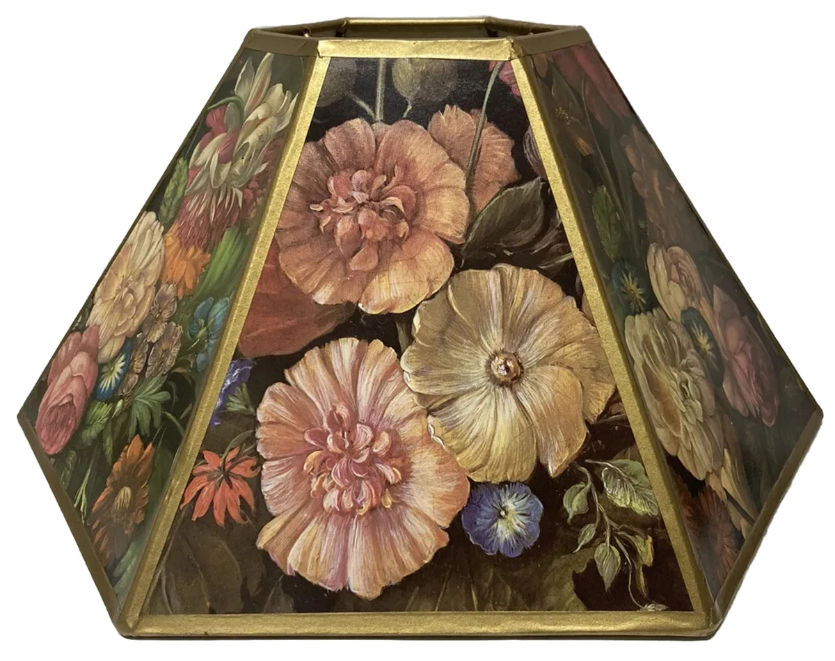 Vintage parchment lamp shade deals