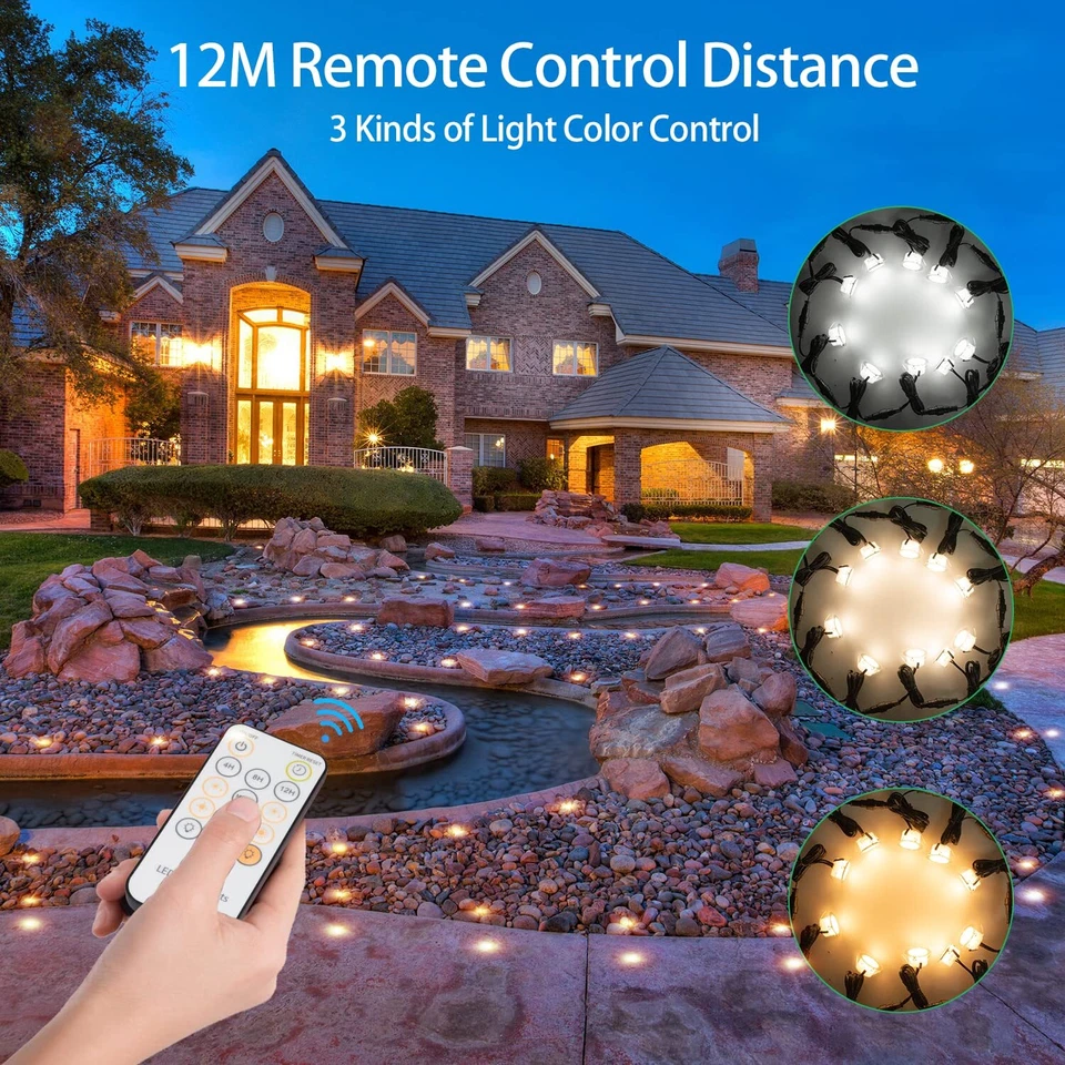 10 Kit Spots Extérieur Encastrable LED pour Terrasse LED Encastrable avec tél... - Photo 3/4