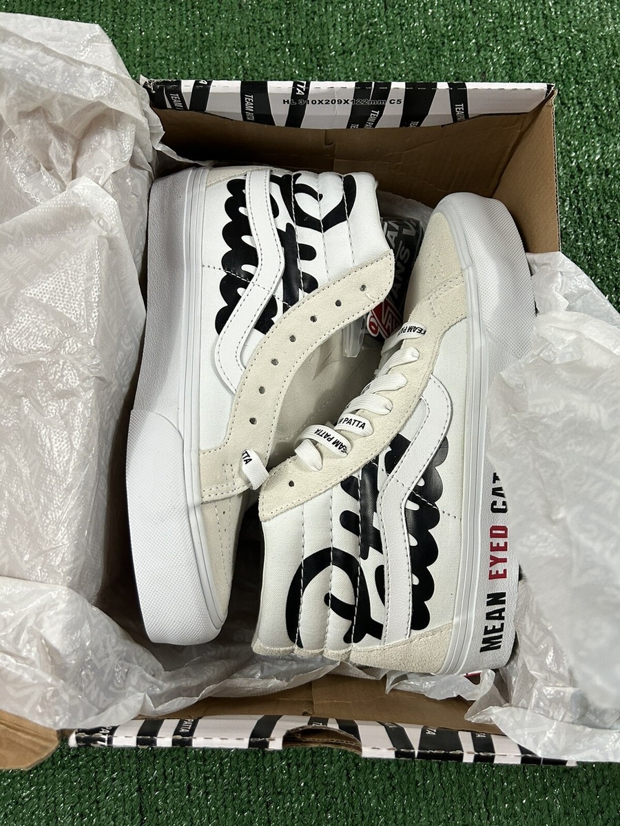 VANS VAULT x PATTA SZ8-Hi Reissue VLT LX VNOA4BVH5WW 'White/Blk