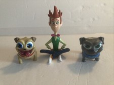Disney Jr. Puppy Dog Pals Figures Lot Of 3 Bob Bingo Rolly