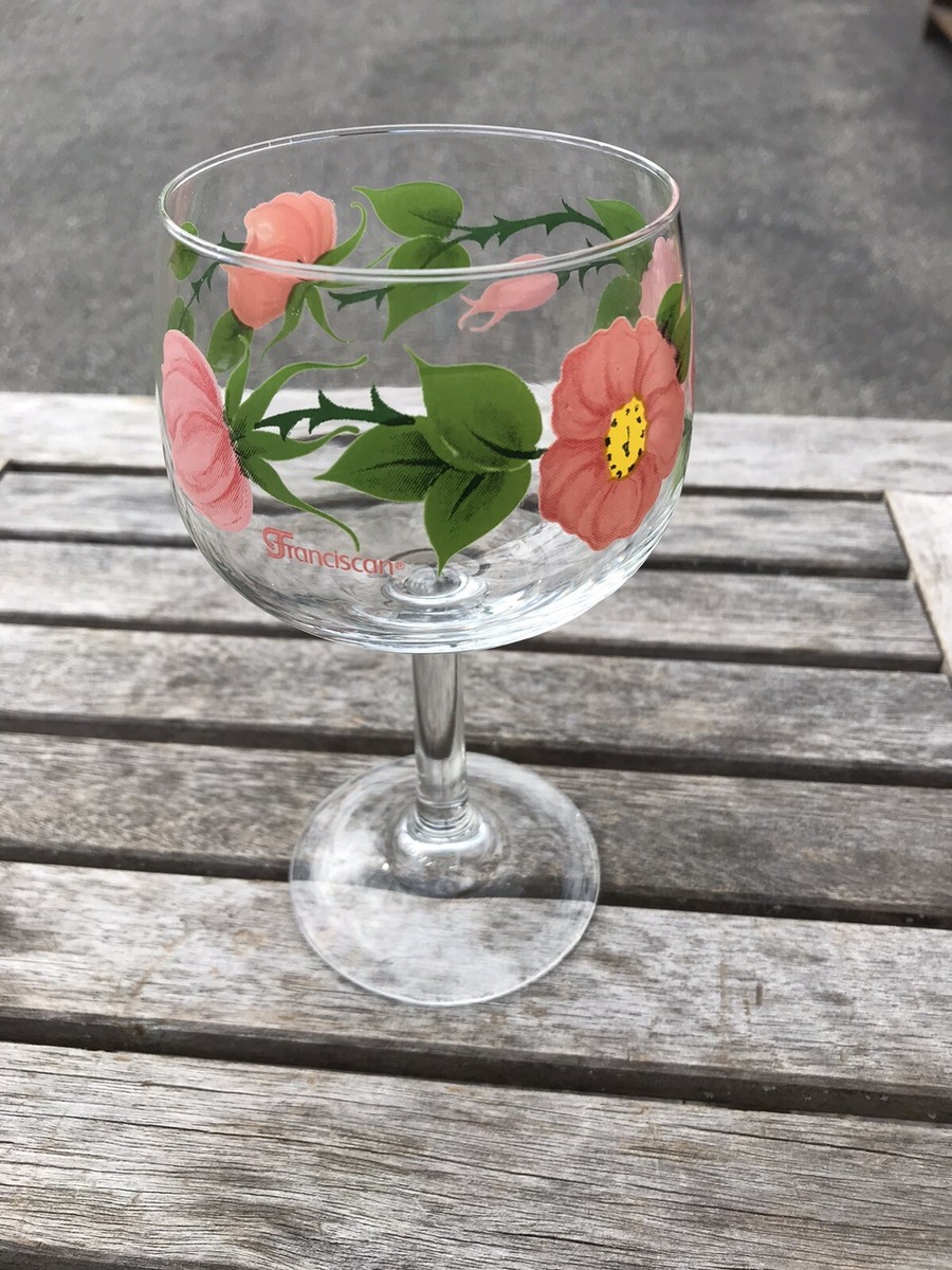 Franciscan Desert Rose Wine Glass Goblet 1/2