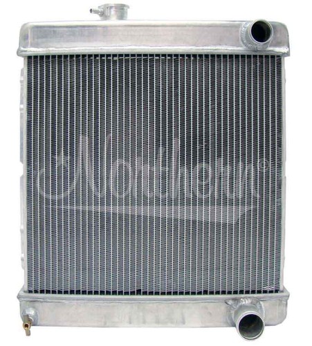 Northern Radiator 20-1/4 x 18-1/2 x 3-1/8 Passenger Side Inlet Outlet ...