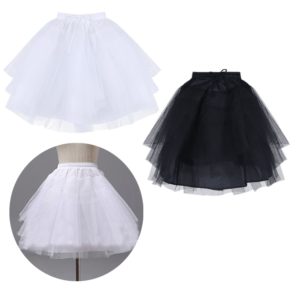 childrens net underskirts