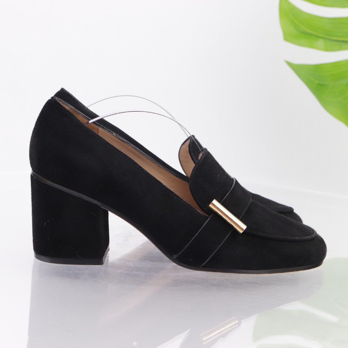 Stuart Weitzman Womens The Preston Cylinder Pump Loafer Size