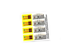 Custom Star Wars Vintage Kenner Vehicle Maintenance Energizer stickers