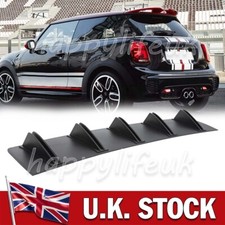 Rear Bumper Spoiler Splitter Lip Diffuser 10 Fins For Mini Cooper Countryman UK