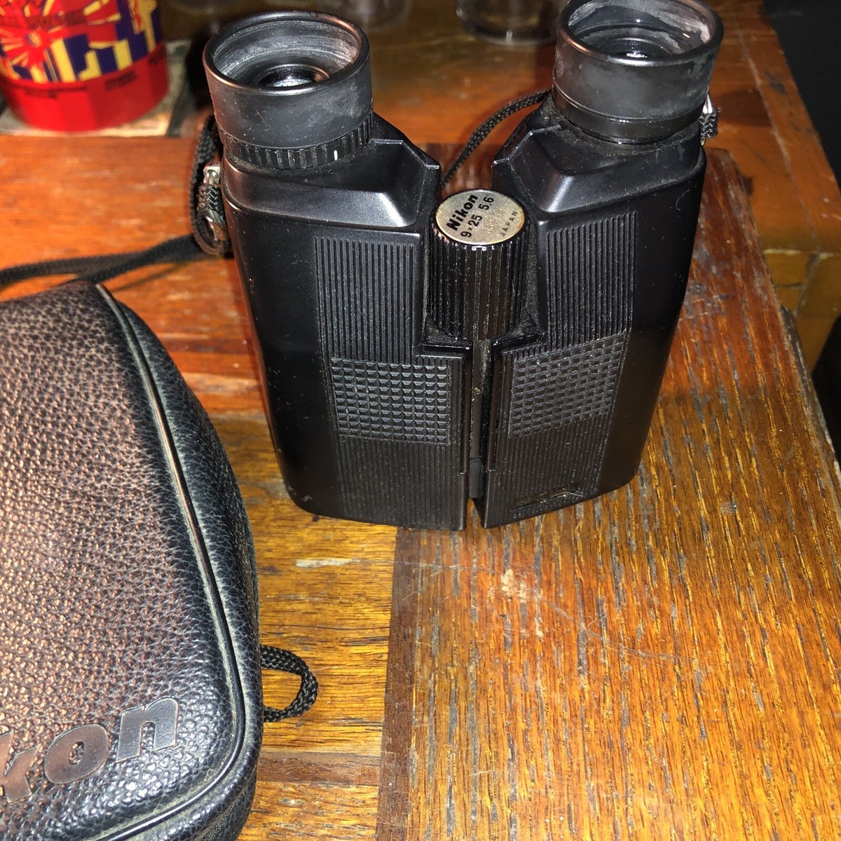 Vintage Black Nikon 7 x 20 7.1 Binoculars With Zippered Case