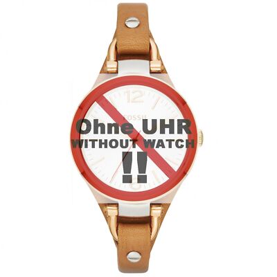 Fossil Wechselarmband Ersatzband LB-ES3565 Uhrenarmband Leder mm