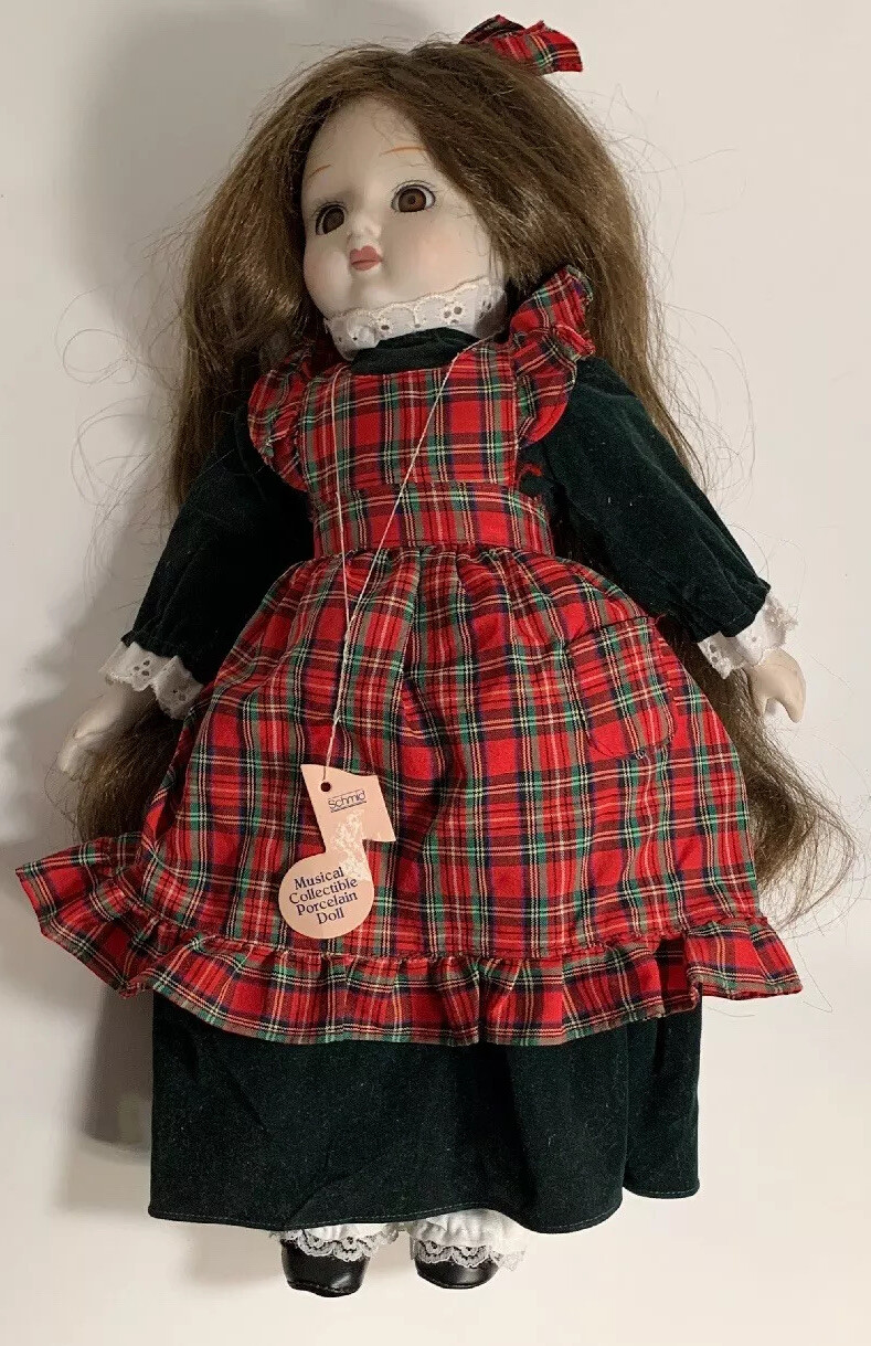 schmid musical collectibles porcelain doll